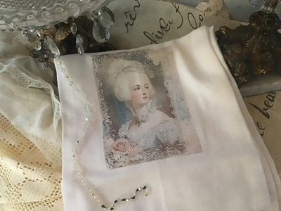 Marie Antoinette TEA Towel ~ Parisian Elegance ~ Kitchen Décor GIFT Rhinestones