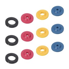 12Pcs Water Flow Restrictor, 0.73" Shower Flow Reducer, Blue, Yellow, Red, Black