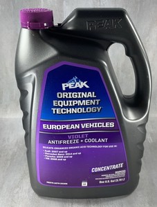 Peak PEV0B3 European Violet 50/50 Antifreeze Coolant Audi Mercedes Porsche VW