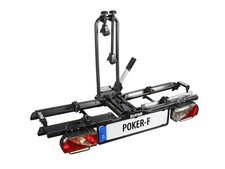 Eufab Poker-F Fahrradträger für 2 Fahrräder 2 oder E-Bike abklappbar vormontiert