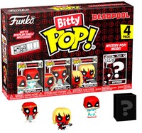 Funko Pop! Bitty Pop! - 4-Pack: Deadpool - Sleepover - Neu & Ovp
