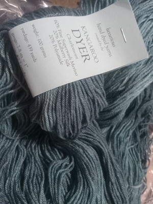 Kangaroo Dyer Charlemont, Color: Waterfall, 439 Yds, Fingering Wgt (1 Skein)