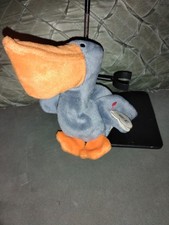 Original Retired Ty Beanie Baby Scoop Pelican TAG ERRORS! RARE VINTAGE Doll Toy