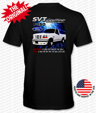Ford Svt Lightning 93-95 White Truck T-shirt-high Quality Ford Svt Lightning 93-95 White Truck T-shirt-high Quality