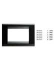 Gewiss gw32056 6 seater plate black toner gw32056 playbus