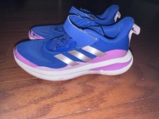 Tenis Adidas azul púrpura para niñas Zapatos deportivos Tenis Talla 1