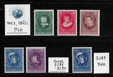WC1_18621. NETHERLANDS. 1955 CHILD WELFARE semi-postal set.Sc.B276-B280.MLH-MNH