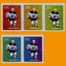 Connor McDavid 2025-26 Upper Deck Allure Color Flow Complete set Full Rainbow