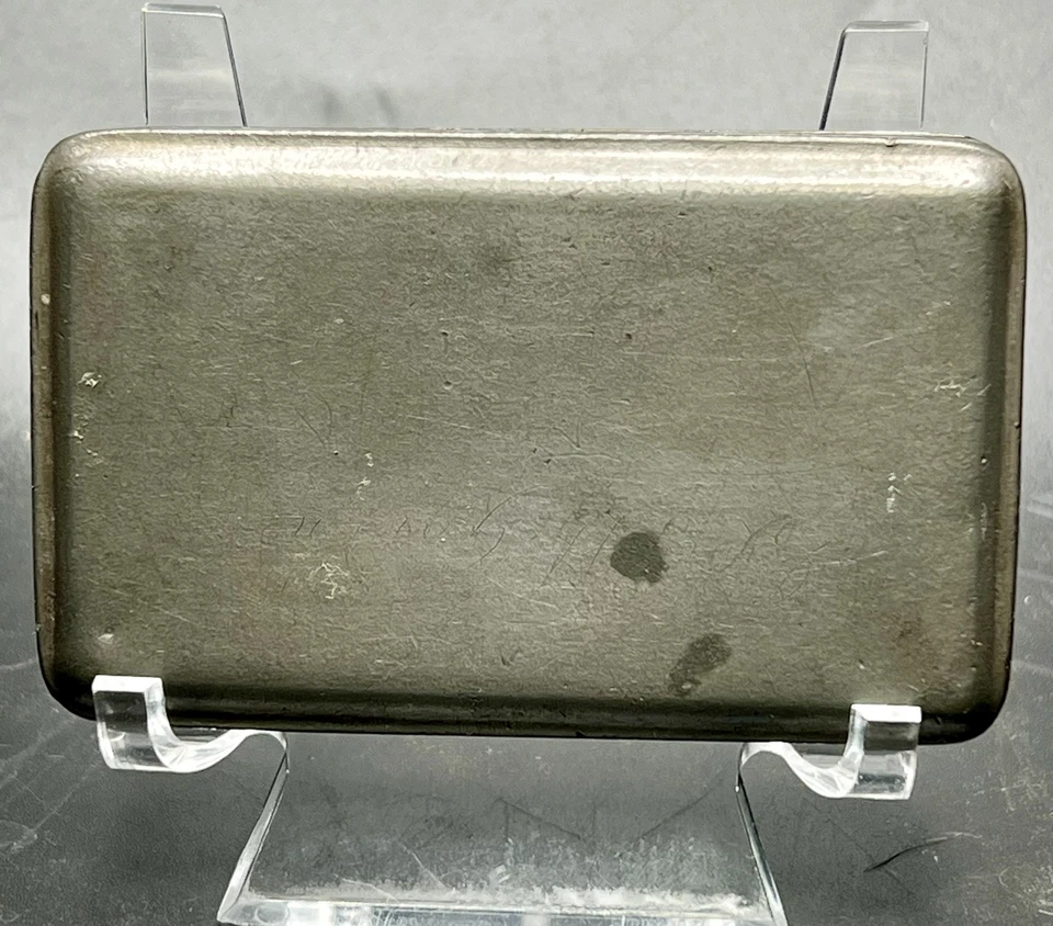 Estuche de cigarrillos de tabaco Niello ruso antiguo/de colección con St Paul’s Cath London Foto 2 de 4