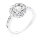 Bella Birthstone Engagement Ring in Clear Size 5 — photo 1
