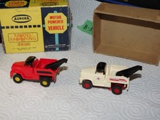 2 Aurora TJet 1364 HO Slot Car Tow Trucks Red  WHT. Box