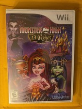 Monster High: 13 Wishes Nintendo Wii - NEW - Loose disc please read description