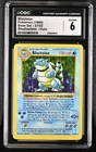 1999 Pokemon Base Set Blastoise Holo Shadowless #2 CGC 6