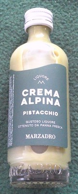 Pistazien Likör Crema Alpina Marzadro Miniatur 5 cl 17 % vol.