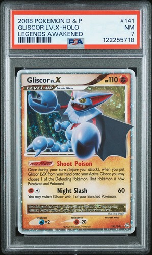 Gliscor LV.X graded PSA 7 for sale on eBay