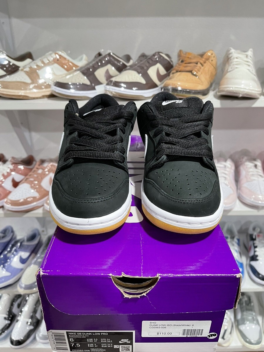 靴 Nike SB Dunk Low Pro CD2563-006 Nike SB DUNK LOW PRO Black Gum Men's UK 7 EUR 41 (CD2563 006