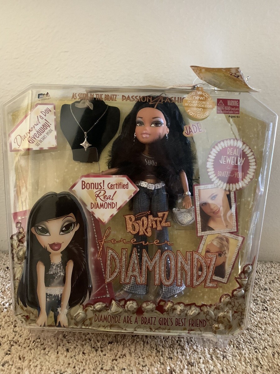 MGA Bratz 2006 Forever Diamondz Jade Doll 334101 RARE/MINT/NRFB