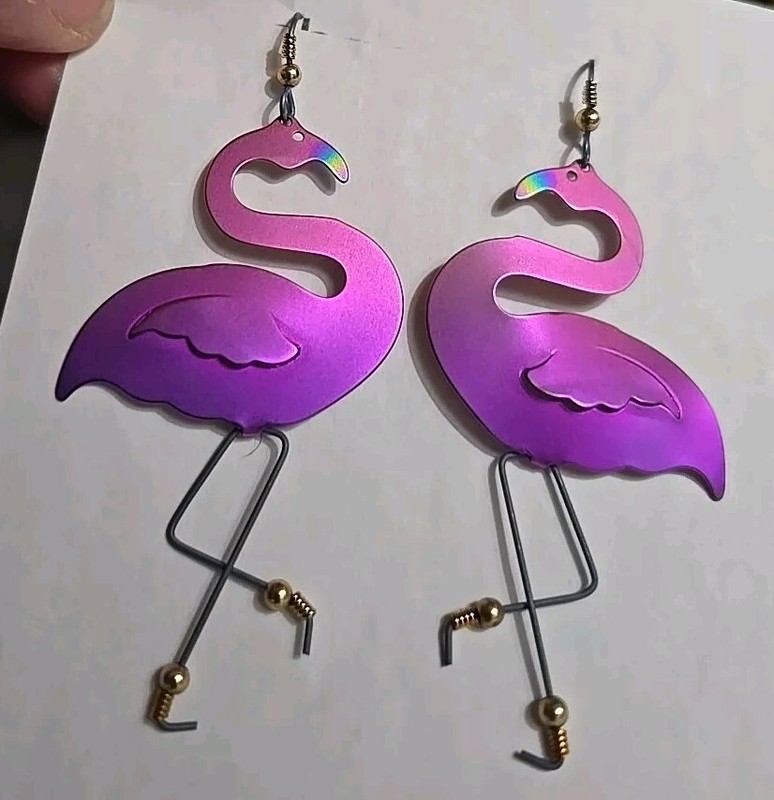 Fun Flamingo Earrings