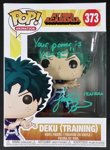 JUSTIN BRINER SIGNED DEKU TRAINING MY 