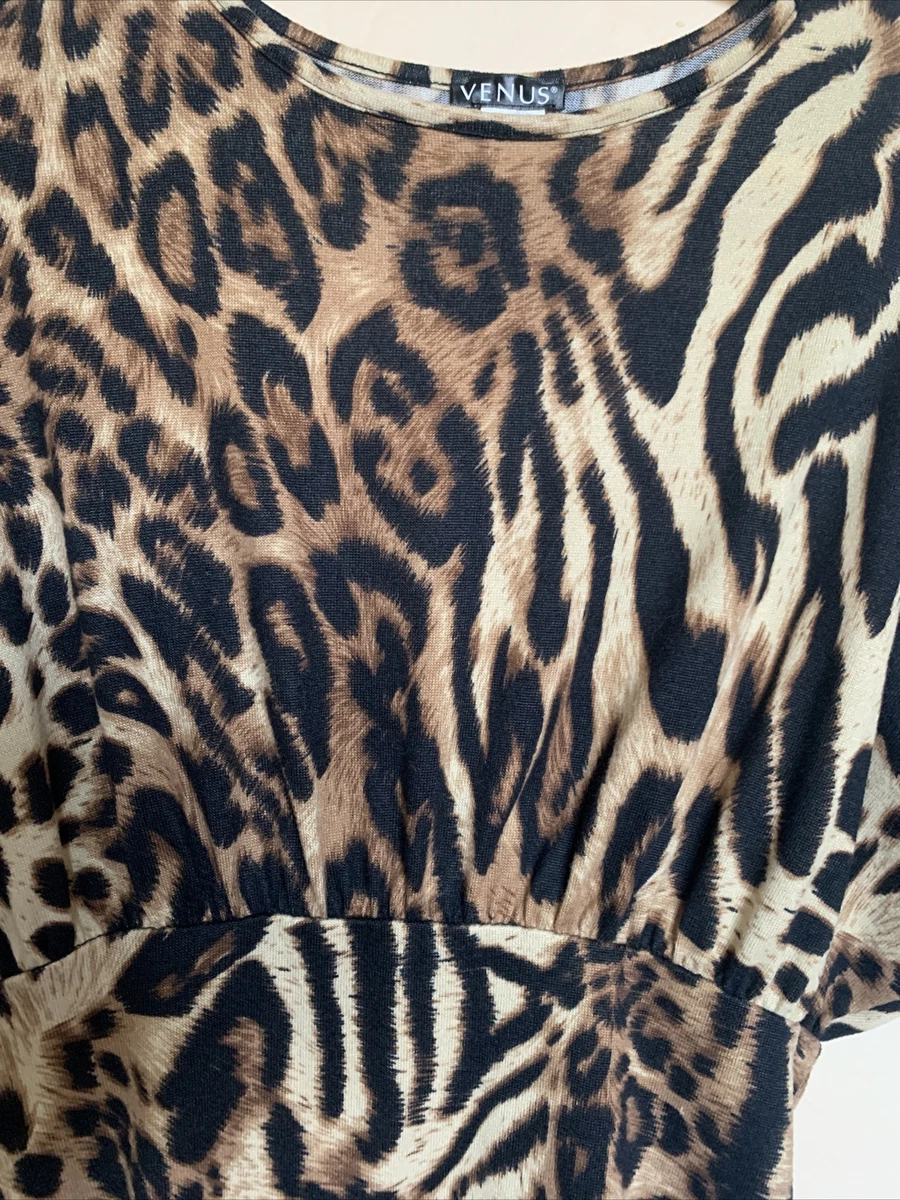 Venus leopard cheap dress