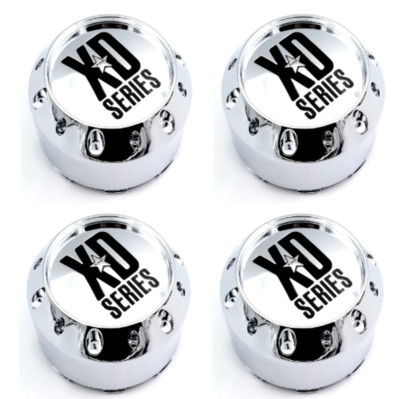 Set 4 XD Series Chrome Center Cap XD779 Badlands XD786 Balzac XD795 Hoss 464K106