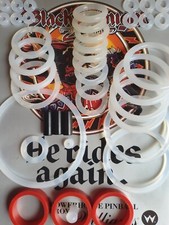 FLIPPER WILLIAMS -BLACK KNIGHT 2000-KIT ELASTIQUES CAOUTCHOUC-PINBALL RUBBER KIT