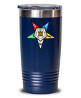 Order of The Eastern star symbol Masonic tumbler Freemason Prince Hall OES gift