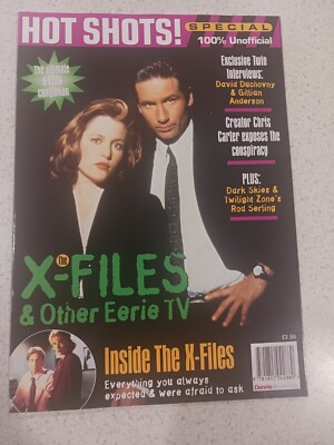 Hot Shots!  Magazine Special Gillian Anderson David Duchovny X-Files 1997 Rare