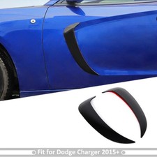 Car Front Side Door Fender Scoops Decor Fin Vents Cover For Dodge Charger 2011 Car Front Side Door Fender Scoops Decor Fin Vents Cover For Dodge Charger 2011