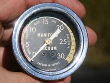 US Gauge Co. Vintage 30 lbs Manifold Vacuum 2" Gauge