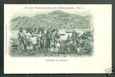 Greenland Grønland Lichtenfels Akunnat Herrnhut Mission Eskimo 1899