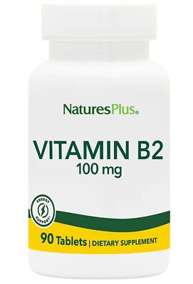 Natures Plus Vitamin B2 100 mg- 3 x 90 Tabletten (63,24 EUR/100 g)