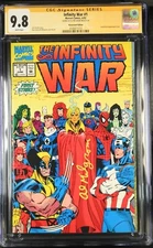 INFINITY WAR #1 CGC 9.8 SIGN AL MILGROM NEWSTAND ***TOP POP*** WRAPAROUND