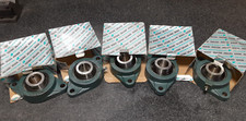 New Dodge SC 1-1/4" Bore Bearings with Model 124041 Flange 2 Bolt Block.