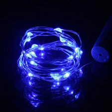 Copper Wire LED String Fairy Light 1M 2M 3M Battery Operated For Home Decoration