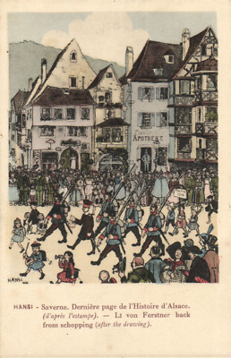 PC CPA HANSI, ARTIST SIGNED, LT VON FROSTNER BACK, VINTAGE POSTCARD (b7615)