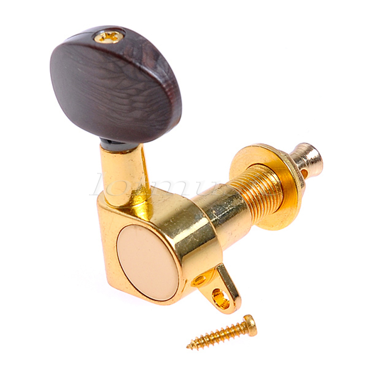 12R Gold Acoustic Guitar String Inline Tuning Pegs Tuners Keys Machine Heads 634458453837 eBay