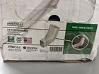 Amerimax 37066 A-B Transition Gutter Elbow PVC White 2”x3” Pack Of 15
