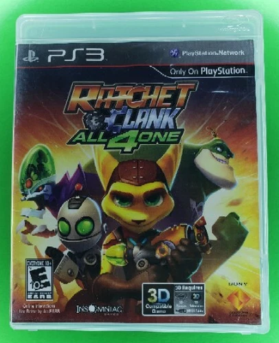 Ratchet and Clank All 4 One PS3 PlayStation 3 Complete CIB Video Game