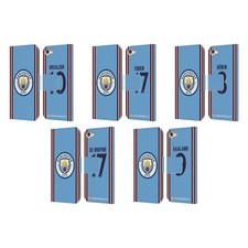 MAN CITY FC 2022/23 PLAYERS HOME KIT LEATHER BOOK CASE FOR APPLE iPOD TOUCH