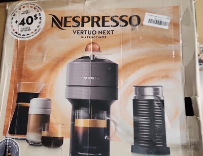 Nespresso Vertuo Next Coffee And Espresso Maker w/Aeroccino 3 Milk Frother Light