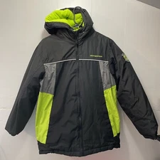 Weatherproof Black Green Gray Insulated Coat mens’ size L