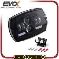 Evok LED Frontscheinwerfer Vespa 50 Special Mit Spannungswandler 6V-12V