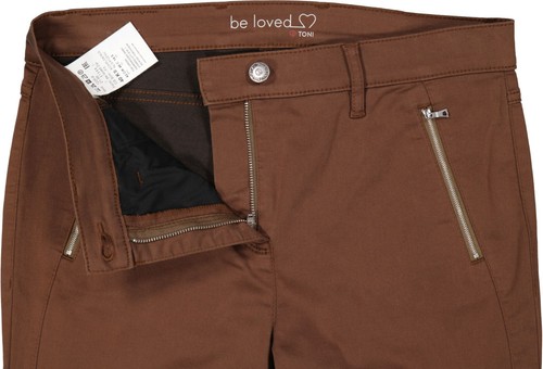 NEU! TONI Damen Hose 'CS-be loved Zip braun Gr. 42K - Bild 3 von 6