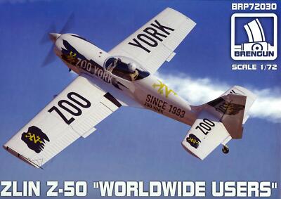 Brengun Models 1/72 ZLIN Z-50 Sport Plane ''Worldwide Users''