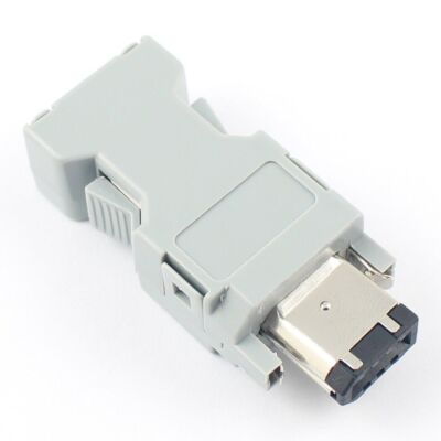 1Pcs Firewire IEEE 1394 Female 6 Pin Position   Plug Connector For Cable #W1