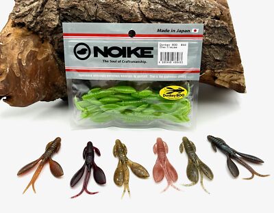 Noike Donkey Boo 7,6cm 4,8g 7 Stück 8 Farben Gummikrebs Craw Gummiköder DA SALE