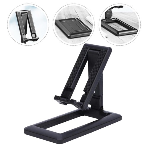 Mobile Phone Holder Bracket Foldable Desktop Folding Stand Portable - Photo 11 sur 12