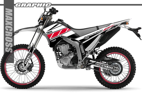 YAMAHA WR250R WR250X ALL YEARS MAXCROSS GRAPHICS KIT DECALS STICKERS FULL YMH1 - Picture 3 of 6