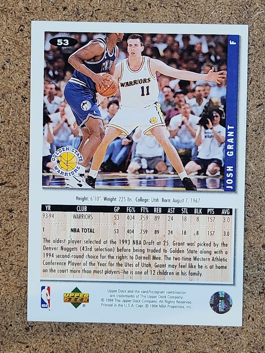 1994-95 UD Collector's Choice Basketball Silver Signature #53 Josh